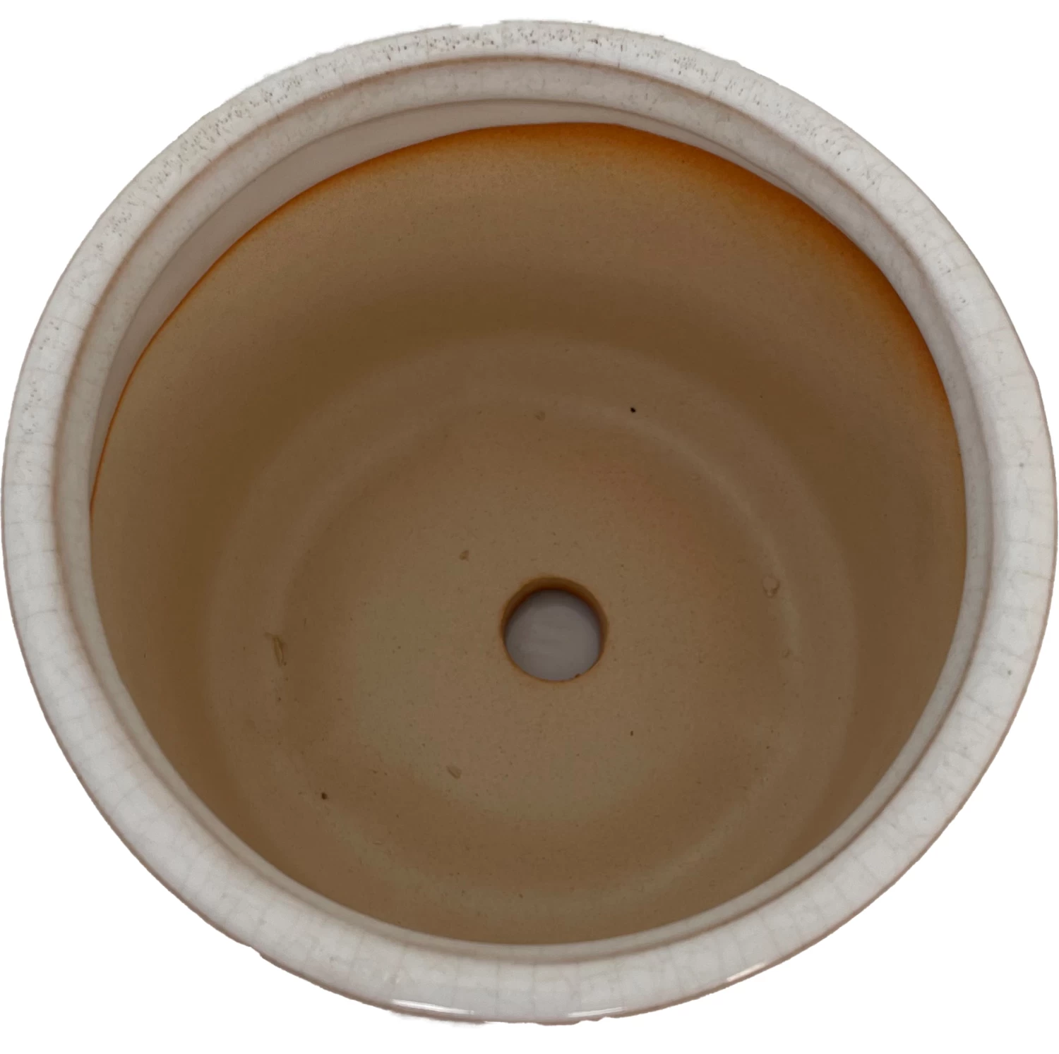 Amelia Cylinder Ceramic Pot With Attached Saucer - 5" X 4.25" - White 4 Amelia Cylinder Ceramic Pot With Attached Saucer - 5" X 4.25" - White - Image 2