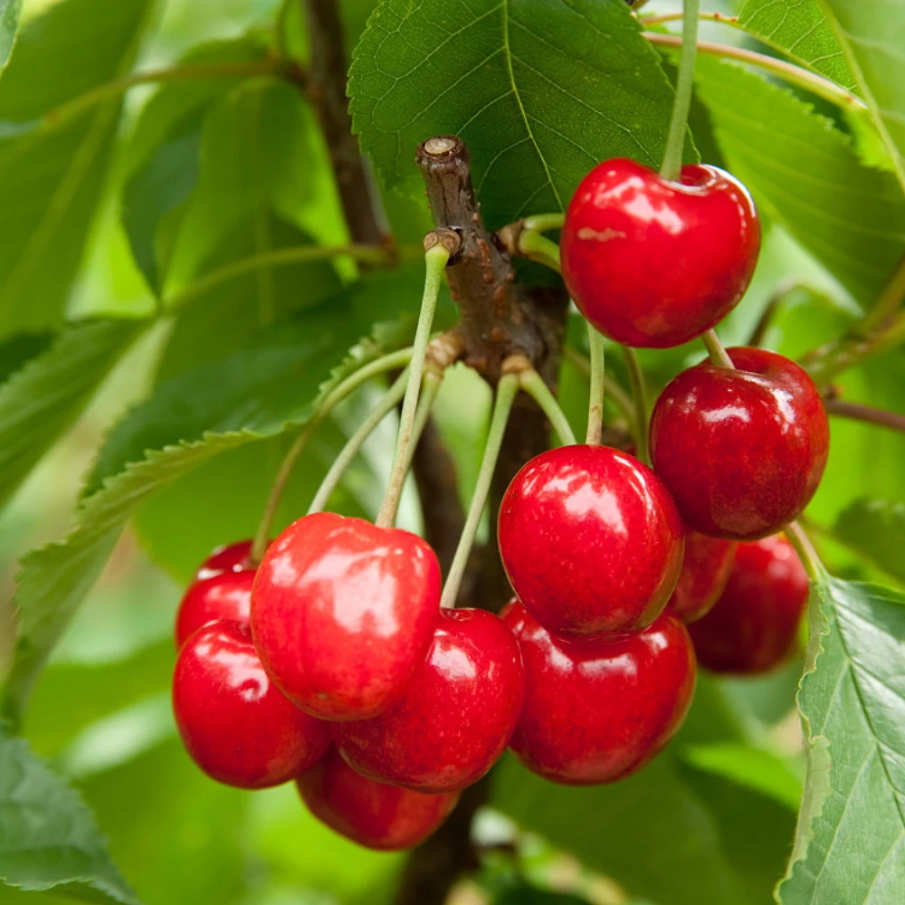 Joy Bush Cherry Plant - 3.25" Pot - Red Cherry Fruit In Late Summer 3 Joy Bush Cherry Plant - 3.25" Pot - Red Cherry Fruit In Late Summer