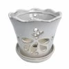 Butterfly Ceramic Orchid Pot/Saucer 5" X 5" - White - #50248 1 Butterfly Ceramic Orchid Pot/Saucer 5" X 5" - White - #50248 -Healthy Plant Shop apiyhkdlc 93904.1592326400