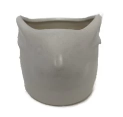White Bunny Rabbit Ceramic Animal Pot - 6" X 4" - NEW 7 White Bunny Rabbit Ceramic Animal Pot - 6" X 4" - NEW -Healthy Plant Shop bunnypot 14148.1645122696