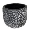 Caprise Cement Planter - 4.25" X 4" - Indoors Or Out - Onyx