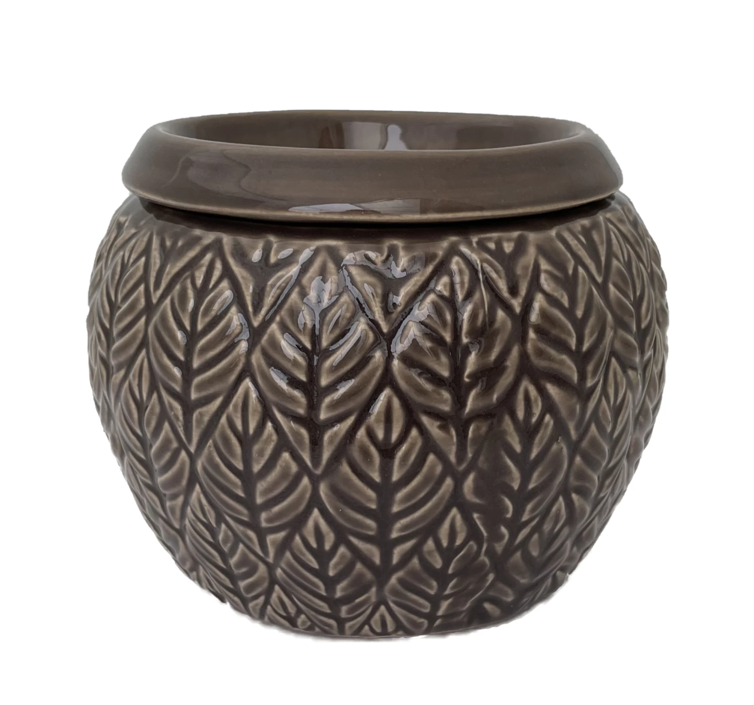 Sherborn Self Watering Glazed Ceramic Pot - Crocodile - 5.25 X 4.25" 3 Sherborn Self Watering Glazed Ceramic Pot - Crocodile - 5.25 X 4.25"