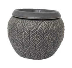 Sherborn Self Watering Glazed Ceramic Pot - Titanium - 5.25 X 4.25"